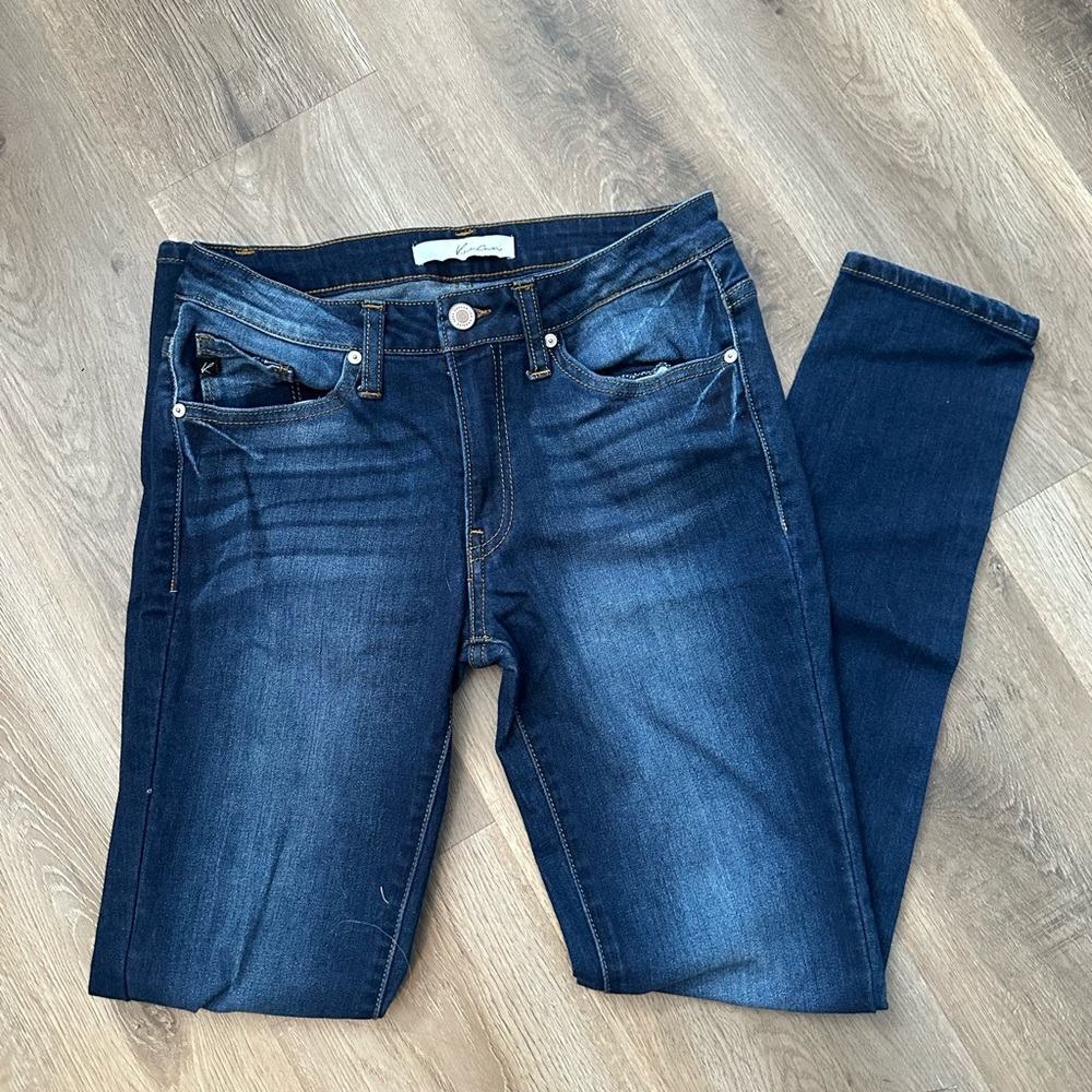 Dark Indigo Skinny Jeans for Women { #1 }